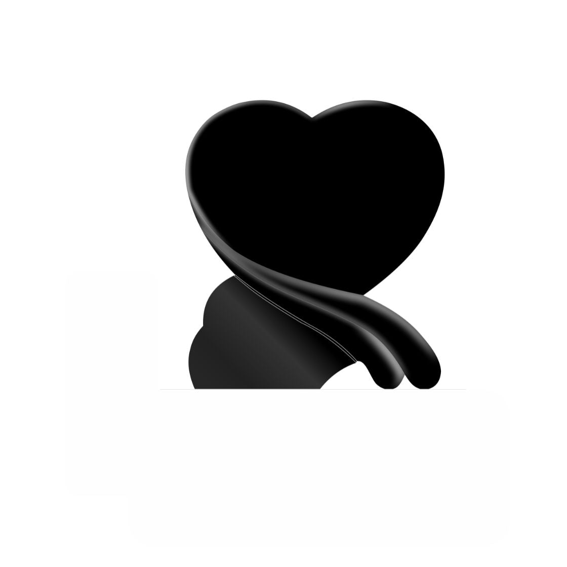 22"x6"x24" Ribbon Heart Die