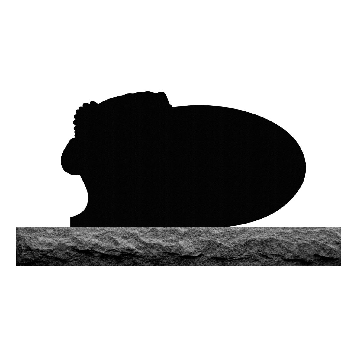 Emert International Monument Wholesale Black Granite Gone Fishing Memorial and Base