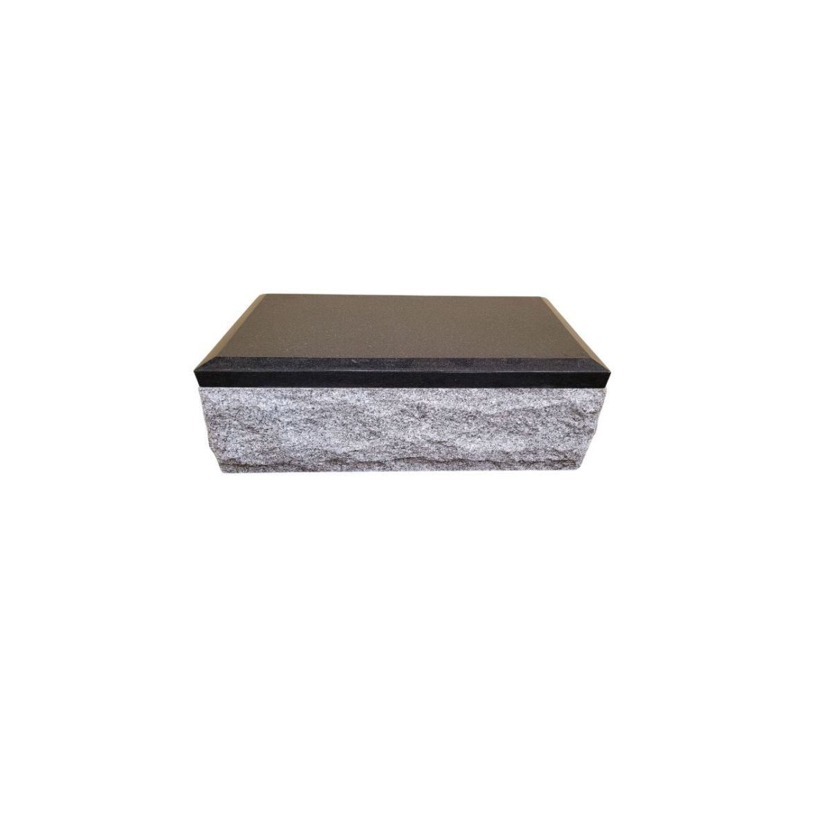 Emert International Monument Wholesaler 24"x12" Granite Cremation Bevel With Lid