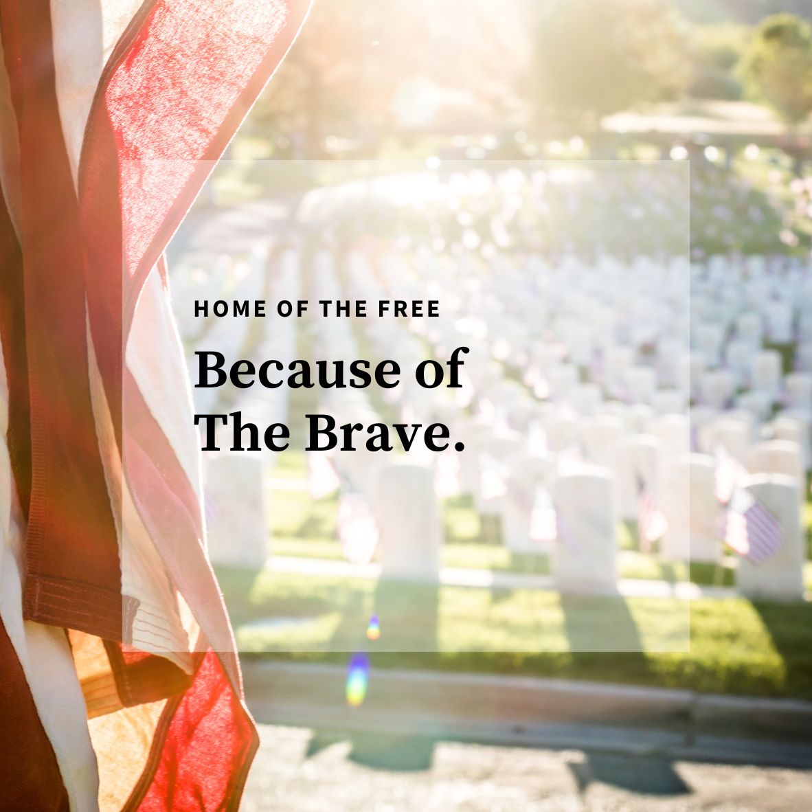 Emert International Monument Wholesaler Because of the Brave Social Media Post