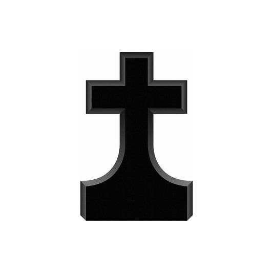 Emert International Monument Wholesaler Black Granite Cross Memorial