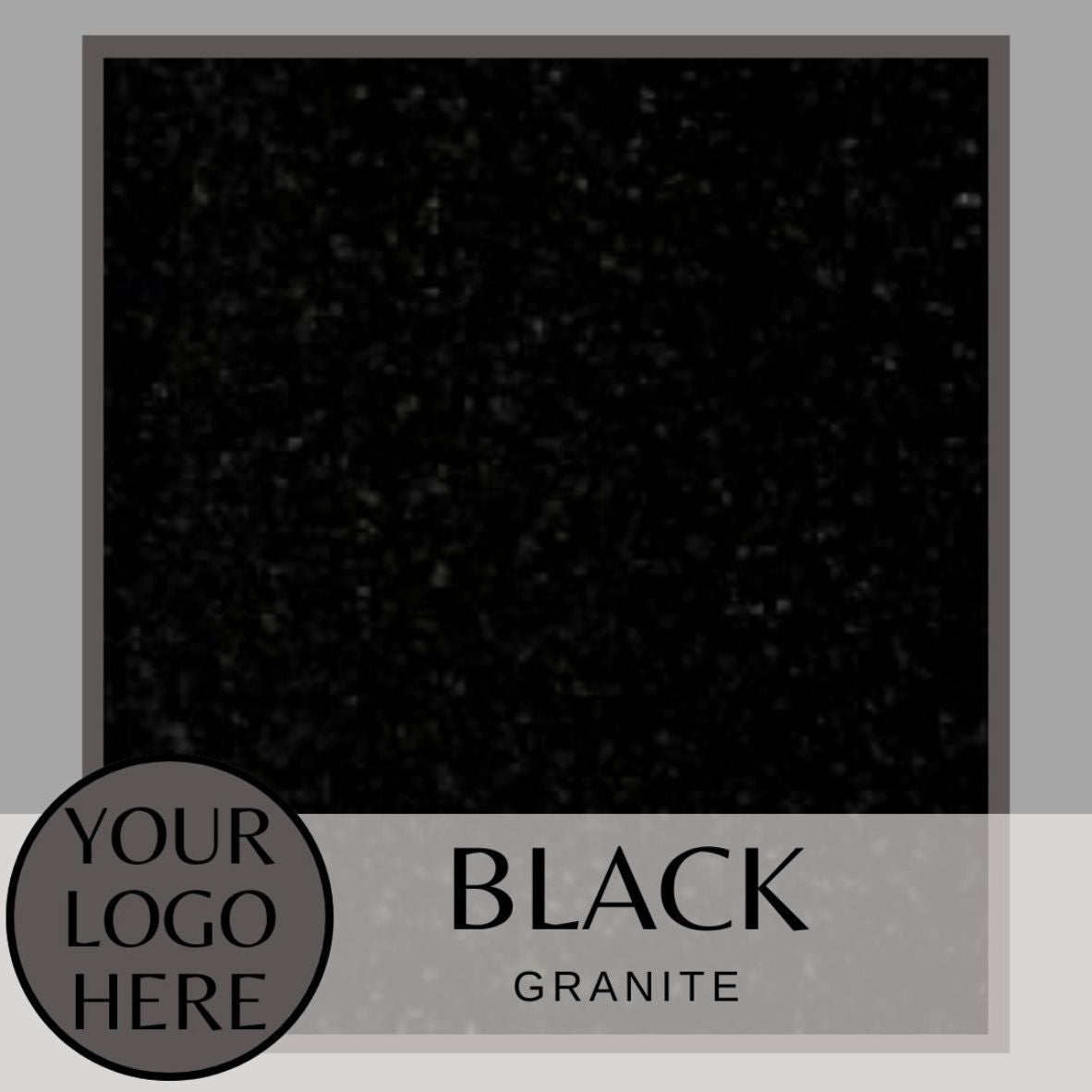 Emert International Monument Wholesaler Black Granite Digital Sample With Logo 