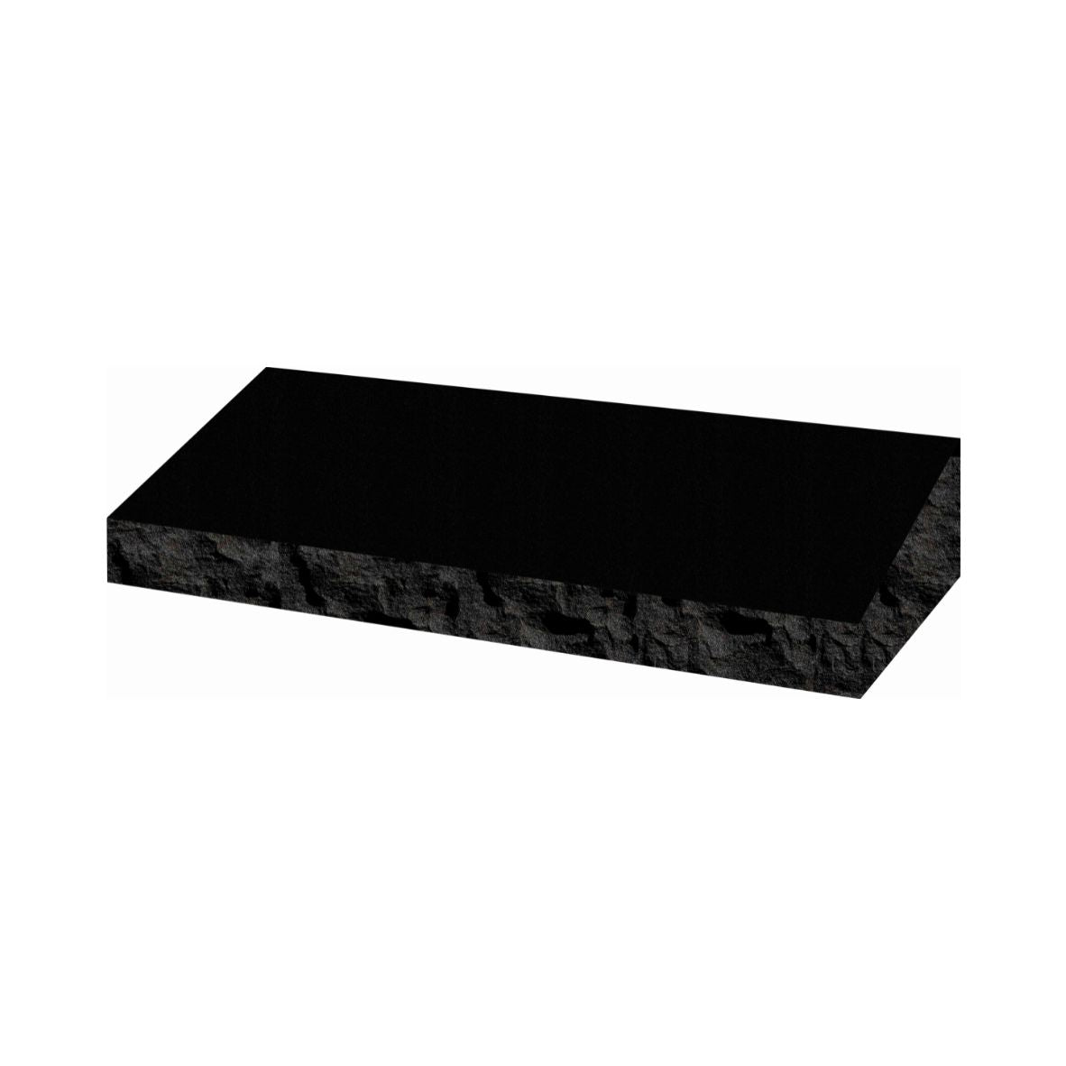 Emert International Monument Wholesaler Black Granite Double Bevel Marker