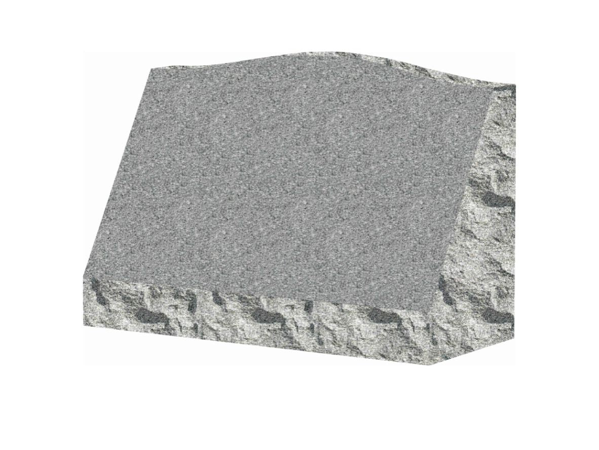 Emert International Monument Wholesaler Gray Granite 2 Foot Slant