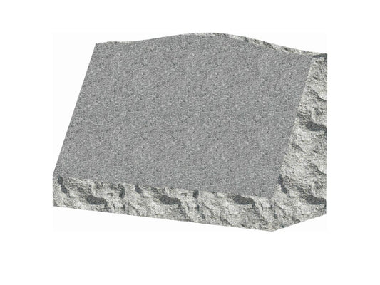 Emert International Monument Wholesaler Gray Granite 2 Foot Slant