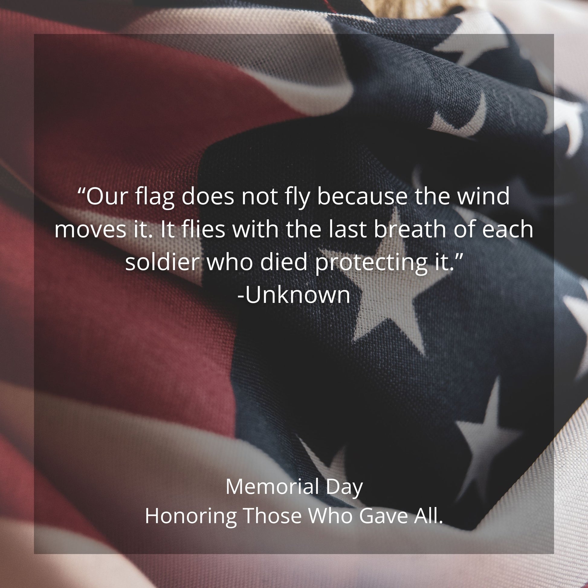 Emert International Monument Wholesaler Honoring Our Flag Social Media Post