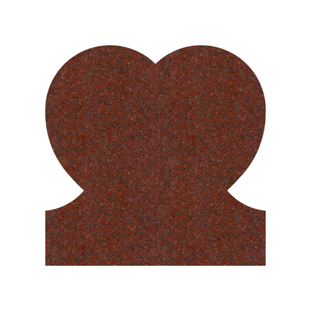 Emert International Monument Wholesaler India Red Granite Heart Shaped Tablet