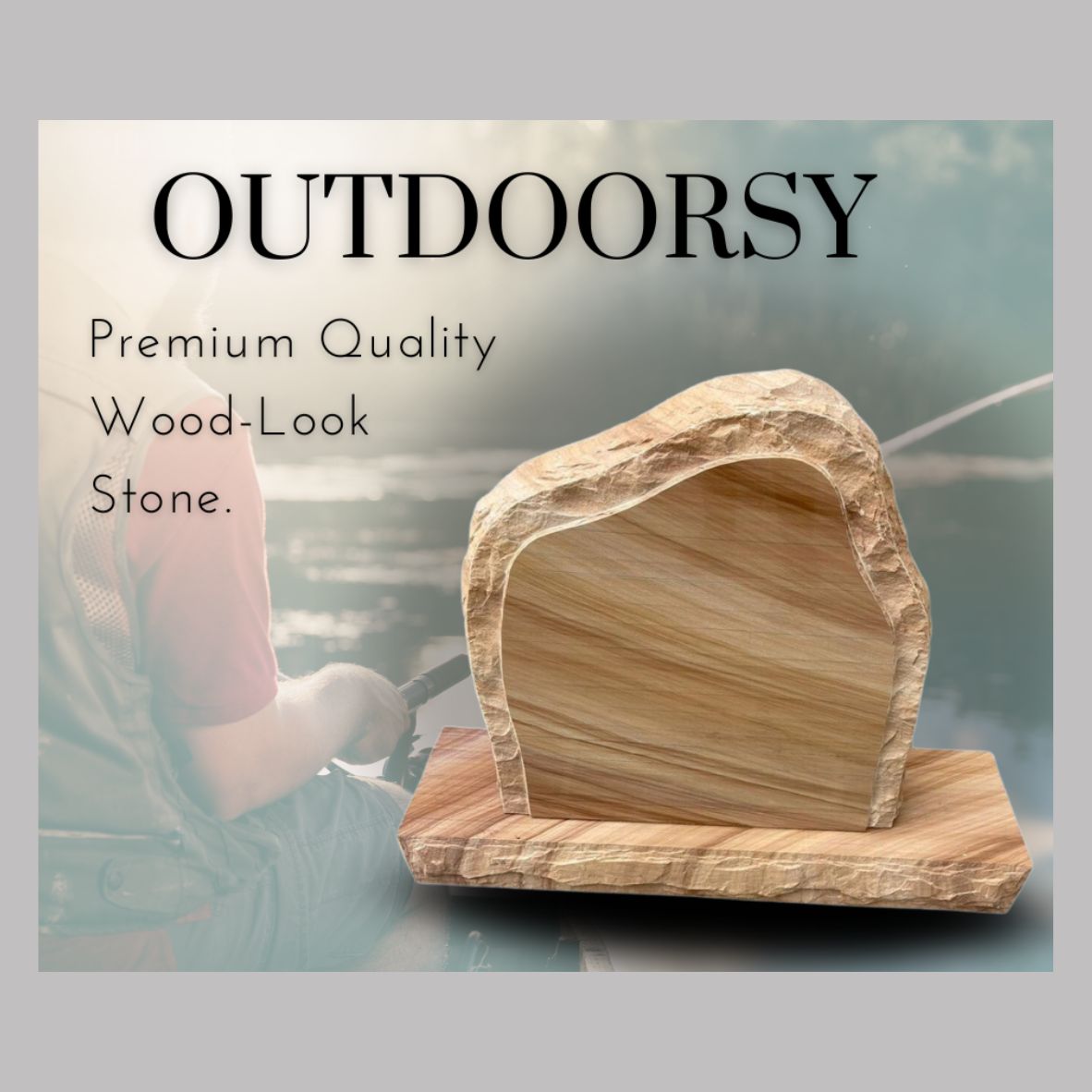 Emert International Monument Wholesaler The Rustic Boulder in Wonder Wood Outdoorsy Post